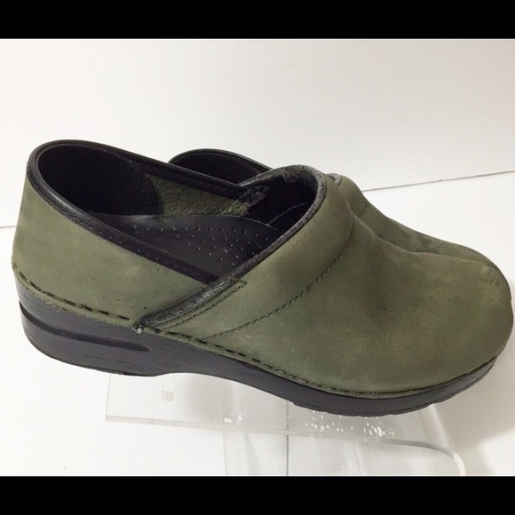 green dansko clogs